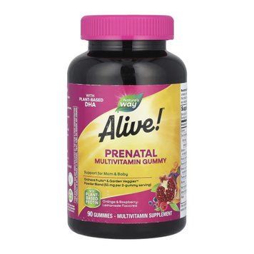 Alive!&reg; Prenatal Multivitamin Gummy - 90 gummies 2023-10-4678 фото