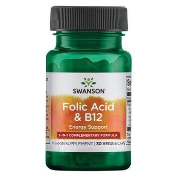 Folic Acid B12 - 30 vcaps 2022-09-0218 фото