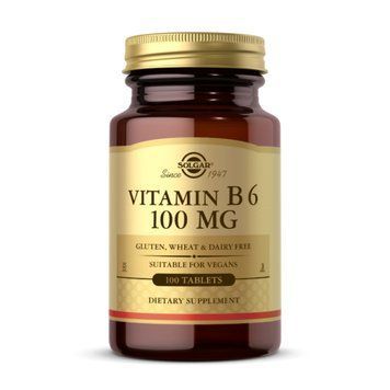 Vitamin B6 100mg - 100 tabs 2023-10-3705 фото
