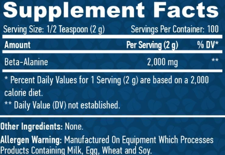 Haya Labs Sports Beta-Alanine - 200 г 5678982346 фото