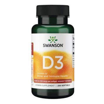 Vitamin D3 Highest Potency 5,000 IU (125 mcg) - 250 sgels 100-94-7468031-20 фото