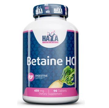 Haya Labs Betaine HCL 650 мг &ndash; 90 таб 7423978656 фото