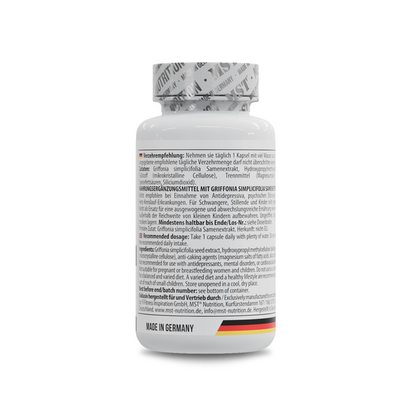 MST&reg; 5-HTP Griffonia 100 mg 60 vegan сapsules 2896475 фото