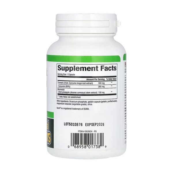 Turmeric & Bromelain 450mg - 90 caps 2023-10-5744 фото
