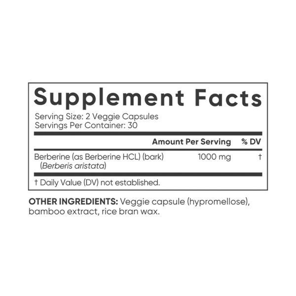 Berberine 500mg - 60 vcaps 2023-10-4399 фото