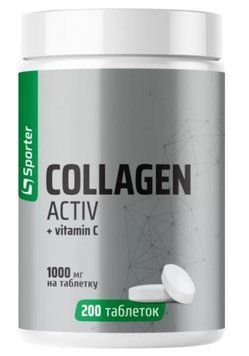 Sporter Collagen peptide - 1000 мг - 200 таб 65345678 фото