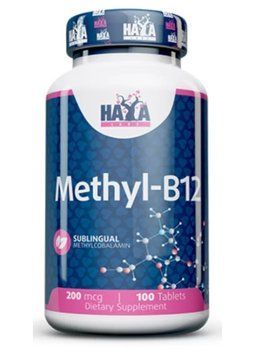Haya Labs Methyl B-12 200 мкг &ndash; 100 таб 4258359 фото