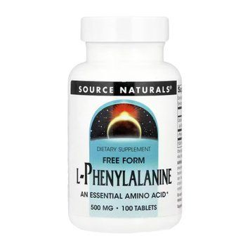 L-Phenylalanine 500mg - 100 tabs 2023-10-5278 фото