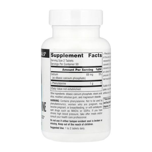 L-Phenylalanine 500mg - 100 tabs 2023-10-5278 фото