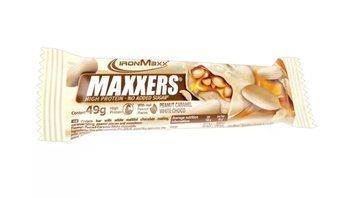 IronMaxx Батончик Maxxers - 49 г - білий шоколад/арахіс-карамель 56576778 фото