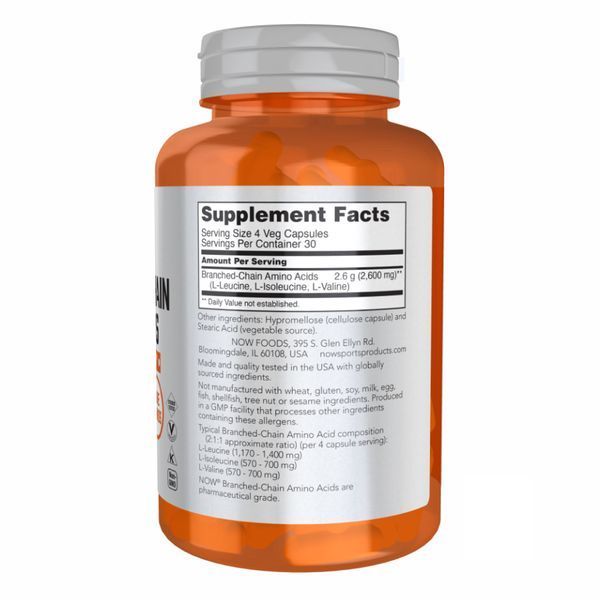 Branched-Chain Amino Acids - 240 vcaps 2022-10-1331 фото