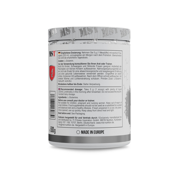MST&reg; L-Glutamine | Амінокислота Глютамін Без смаку 500 грамів 9187704 фото