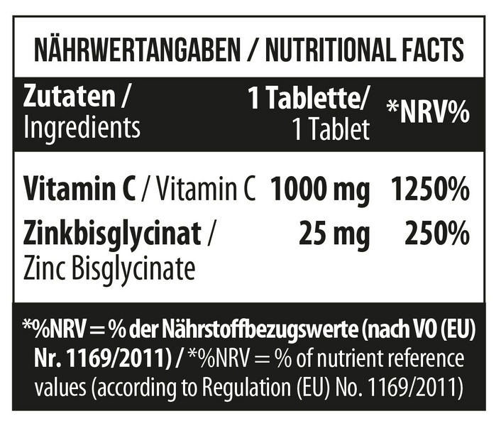 MST&reg; VITAMIN C 1000 + ZINС CHELATE | Вітамін Ц + Цинк Хілат 100 таблеток 6487737 фото