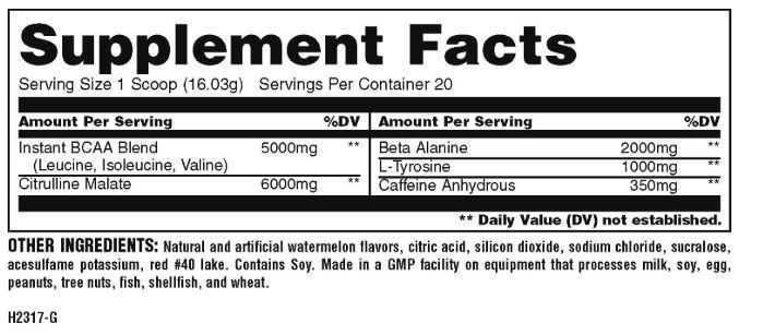 Animal Nutrition (Universal) Animal Fury 320,6 г 57853 фото