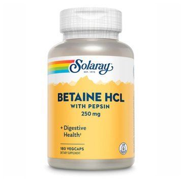Betaine HCl 250mg - 180 vcaps 2022-10-1016 фото