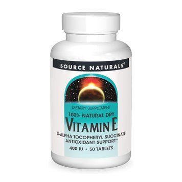 Vitamin E 400 IU D-Alpha Tocopherol - 50 tabs 2023-10-6155 фото