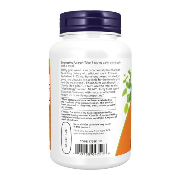 Horny Goat Weed Extract 750 mg - 90 tabs 2023-10-2503 фото