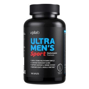 Ultra Men's Sport Multivitamin - 180 caps (Пошкоджена банка) 2023-10-5901 фото