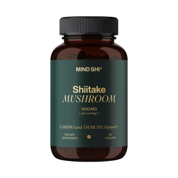 Shiitake Mushroom 1000 mg - 60 vegcaps 2023-10-3328 фото
