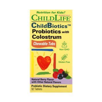 Probiotics with Colostrum Chewable - 90 tabs Natural Berry 2023-10-3471 фото