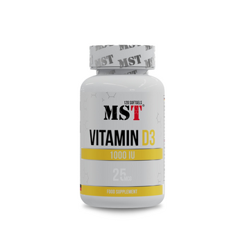 MST&reg; Vitamin D3 1000 IU 120 softgels | MST&reg; Вітамін Д3 1000 МО 120 м&rsquo;яких капсул 6700387 фото