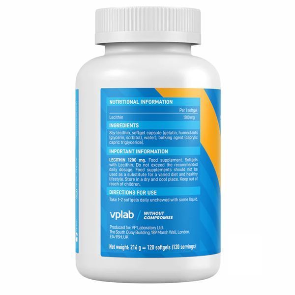Lecithin 1200 mg - 120 Softgels (До 01.26) 2023-10-5906 фото