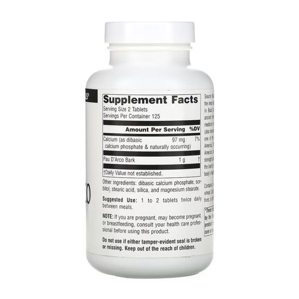 Pau D'Arco 500mg - 250 tabs 2023-10-5283 фото