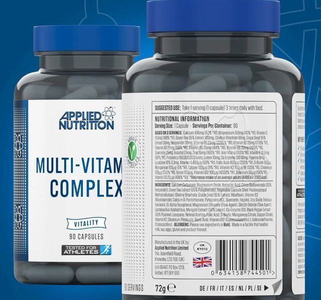 Applied Nutrition Multi - Vitamin Complex 90 caps 7685634 фото