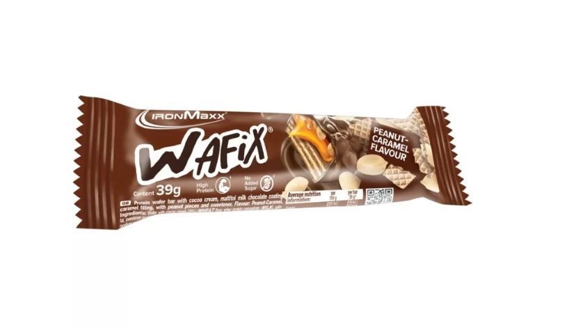 IronMaxx Батончик Wafix- 39 г - арахіс-карамель 675665545 фото