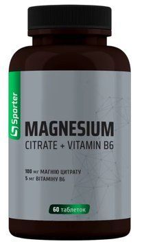 Sporter Magnesium Citrate + B6 - 60 таб 56765456 фото