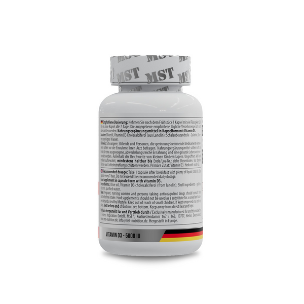 MST&reg; Vitamin D3 &ndash; 5000 IU Вітамін Д3☀️120 softgels 3397302 фото