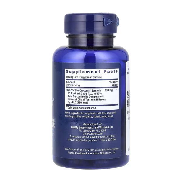 Super Bio-Curcumin&reg; Turmeric Extract 400 mg - 60 vcaps 2023-10-5198 фото