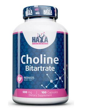Haya Labs Choline Bitartrate 500 мг - 100 капс 6238046851 фото