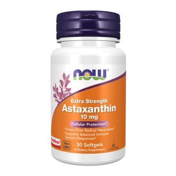 Astaxanthin Extra Strength 10mg - 30 softgels 2023-10-4505 фото