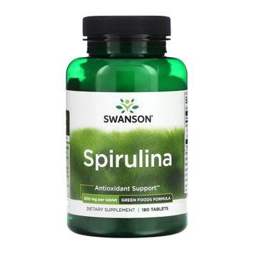 Spirulina 500mg - 180 tabs 2023-10-4060 фото