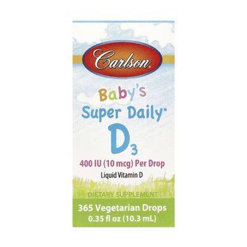 Super Daily D3 for Baby 400IU - 365 Veg drops 10.3 ml 2023-10-4554 фото