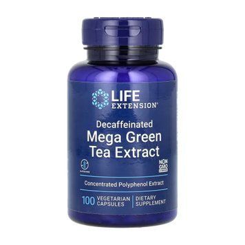 Decaffeinated Mega Green Tea Extract - 100 vcaps 2023-10-5200 фото