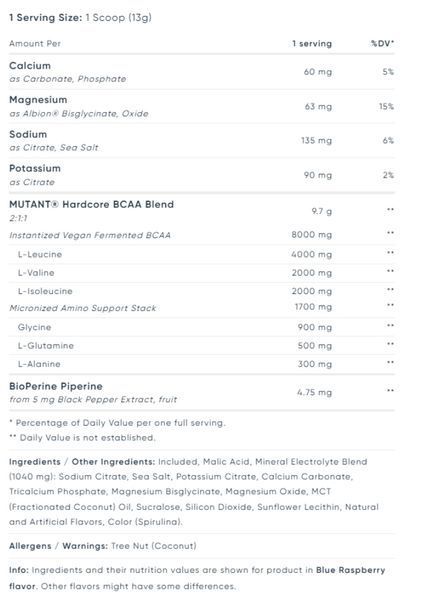MUTANT HARDCORE BCAA 588327586 фото