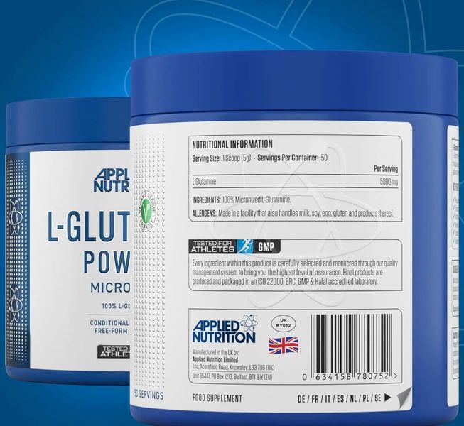 Applied Nutrition L-Glutamine Powder 250 g 7698674 фото