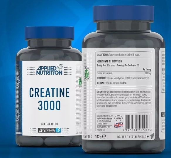 Applied Nutrition Creatine 3000 mg 120 caps 65897634 фото