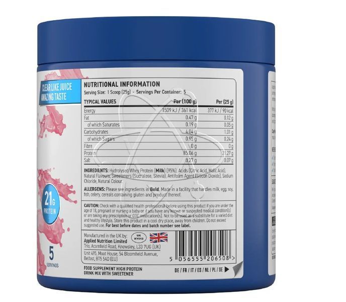 Applied Nutrition Clear Whey Protein 125 g 65541224 фото