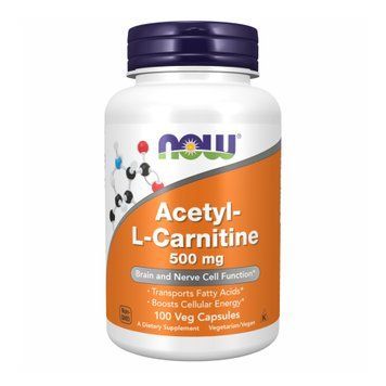 Acetyl L-Carnitine 500mg - 100 vcaps 100-27-4487791-20 фото