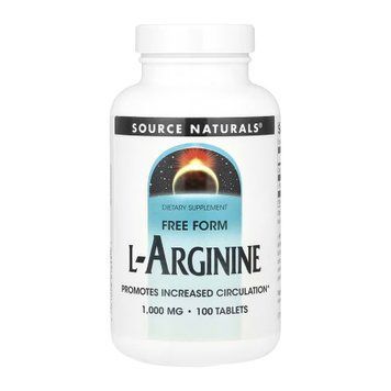 L-Arginine 1000 mg - 100 tabs 2023-10-6148 фото
