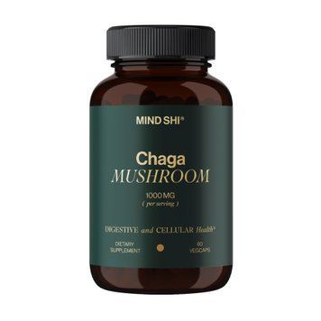 Chaga Mushroom 1000 mg - 60 vegcaps 2023-10-4388 фото