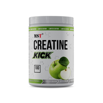 MST&reg; Creatine Kick 7in1 Зелене яблуко 100 порцій 1000 грамів 2663325 фото