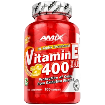 Вітамін Е, Amix, Vitamin E 400 МО - 100 гель капс 00001021 фото