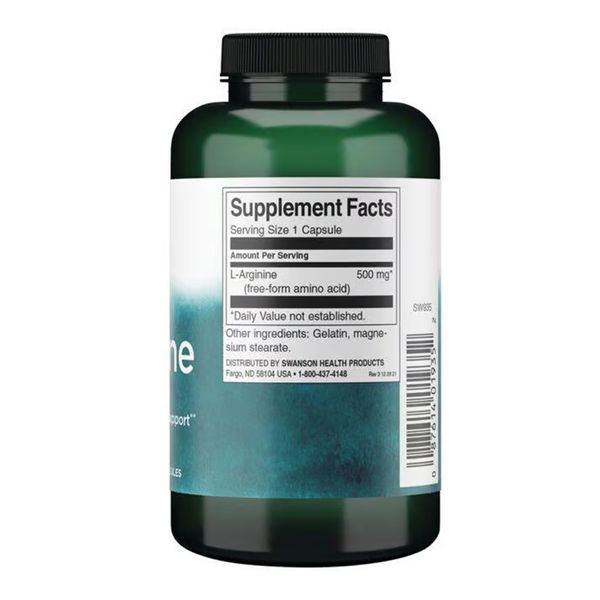 L-Arginine 500mg - 200 caps 2023-10-5879 фото