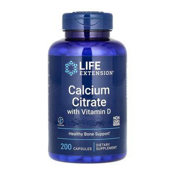 Calcium Citrate with Vitamin D - 200 caps 2023-10-5210 фото