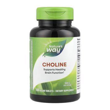 Choline 500 mg - 100 tabs 2022-10-1077 фото