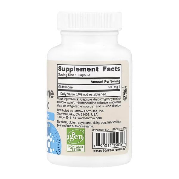 Reduced Glutathione 500 mg - 60 caps 2023-10-6203 фото